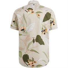 Short Sleeve Shirt Print On Ctn Slub white pepper