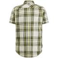 Short Sleeve Shirt Slub Check Ruby olivine