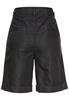 Shorts aus Leinenmix caviar