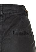 Shorts aus Leinenmix caviar