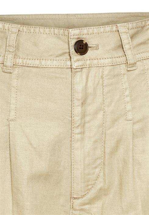 shorts-aus-leinenmix-dark-straw