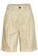 Shorts aus Leinenmix dark straw