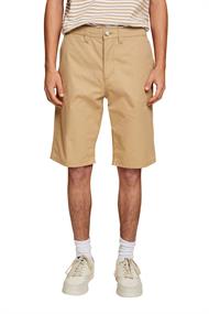 Shorts im Chino-Style aus nachhaltiger Baumwolle light beige