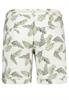 Shorts mit Allover Print leaves: green