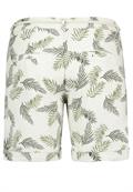 Shorts mit Allover Print leaves: green