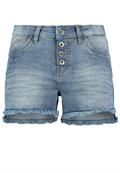 Shorts mit ausgefranstem Saum middle blue denim m231