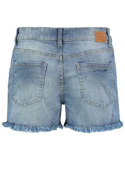 Shorts mit ausgefranstem Saum middle blue denim m231