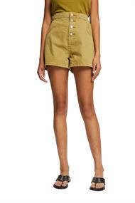 Shorts mit Knopfleiste olive