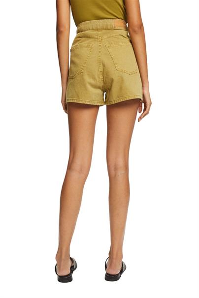 Shorts mit Knopfleiste olive