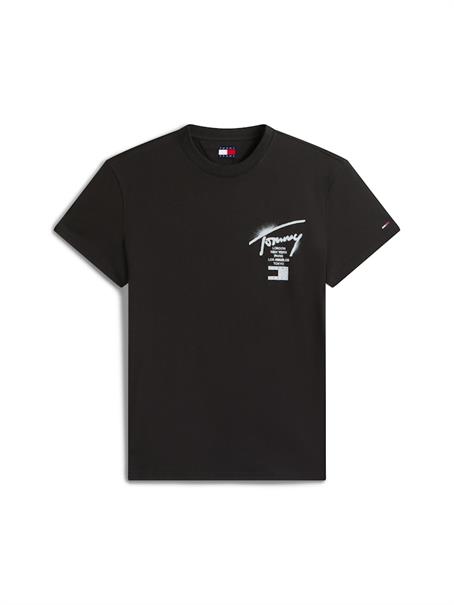 Signature Back Logo Jersey T-Shirt black