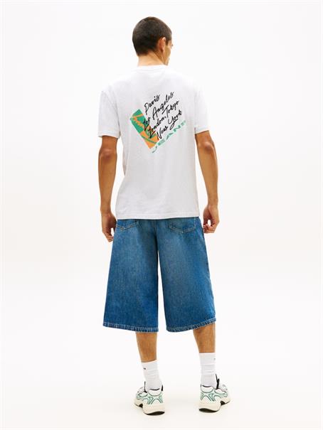 Signature Back Logo Jersey T-Shirt ice grey heather