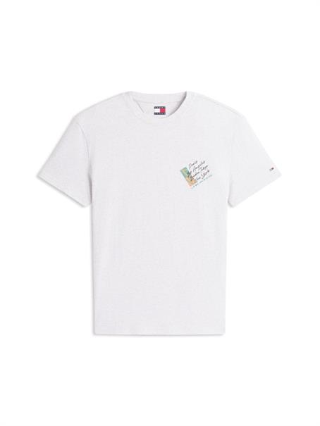 Signature Back Logo Jersey T-Shirt ice grey heather