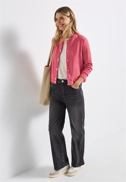 Silk-Look Jacke almond coral