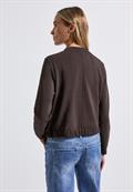 Silk-Look Jacke deep roast brown