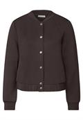 Silk-Look Jacke deep roast brown