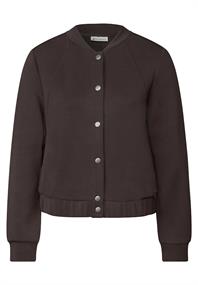 Silk-Look Jacke deep roast brown