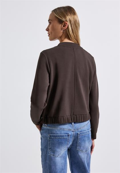 Silk-Look Jacke deep roast brown
