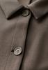Silk-Look Jacke muddy brown