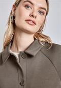 Silk-Look Jacke muddy brown