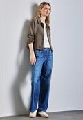 Silk-Look Jacke muddy brown