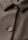Silk-Look Jacke muddy brown