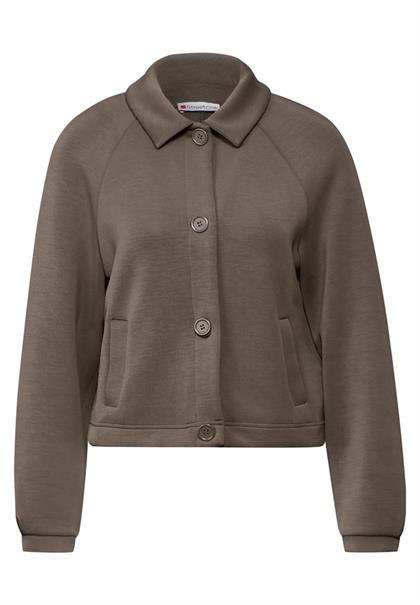 Silk-Look Jacke muddy brown