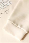 Silk-Look Shirt mit Print lucid white