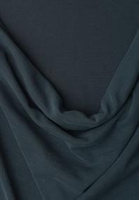 Silk-Look Shirt mit Waterfall-Front deep bound green