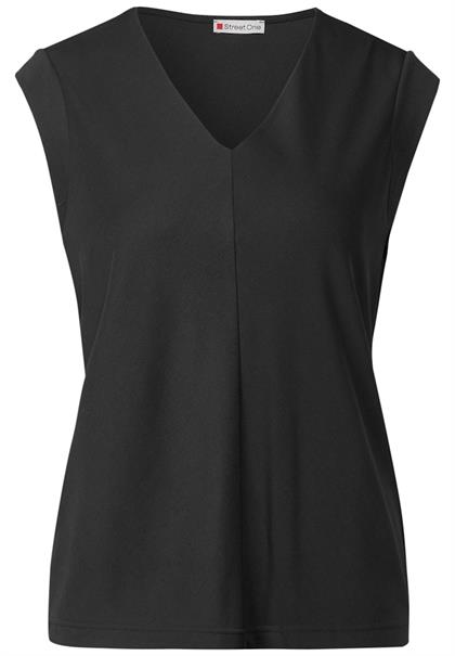 Silk-Look Strukturshirt granite grey