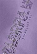Silk-Look Sweater mit Print gentle lilac