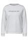 Silk-Look Sweater mit Print platinum grey
