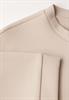 Silk-Look T-Shirt cotton beige