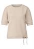 Silk-Look T-Shirt cotton beige
