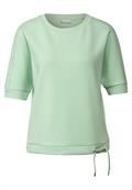 Silk-Look T-Shirt milky green