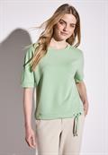 Silk-Look T-Shirt milky green