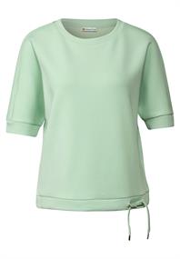 Silk-Look T-Shirt milky green