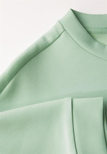 Silk-Look T-Shirt milky green