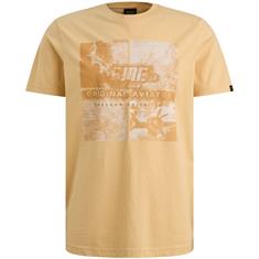 single jersey big art apricot cream