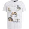 single jersey digital print bright white