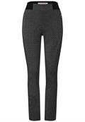 Skinny Fit Hose in Jacquard black