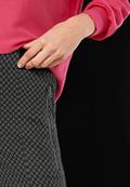 Skinny Fit Hose in Jacquard black