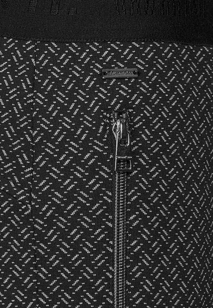 Skinny Fit Hose in Jacquard black