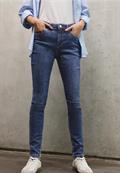 Skinny Fit Jeans dark blue washed