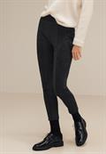 Skinny Fit Materialmix Hose black