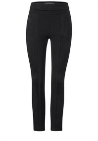 Skinny Fit Materialmix Hose black