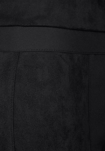 Skinny Fit Materialmix Hose black