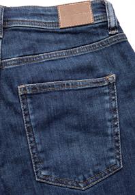 Skinny Flared Jeans dark blue washed