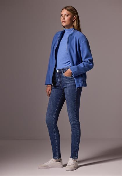 Skinny Jeans dark blue washed