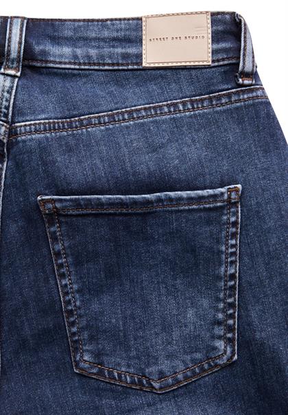 Skinny Jeans dark blue washed