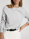 SLFESSENTIAL LS BOXY TEE NOOS light grey melange